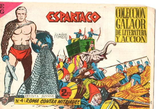 Tebeos: ESPARTACO       N&ordm; 4  DE GALAOR - Foto 1
