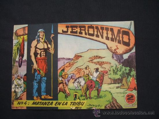 Tebeos: JERONIMO - N&ordm; 4 - MATANZA EN LA TRIBU - EDICIONES GALAOR - - Foto 1