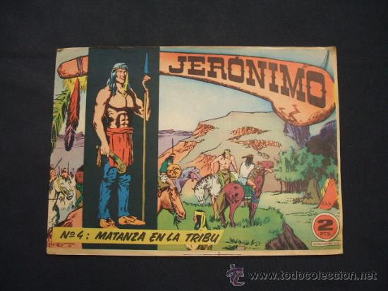 Tebeos: JERONIMO - N&ordm; 4 - MATANZA EN LA TRIBU - EDICIONES GALAOR - - Foto 1