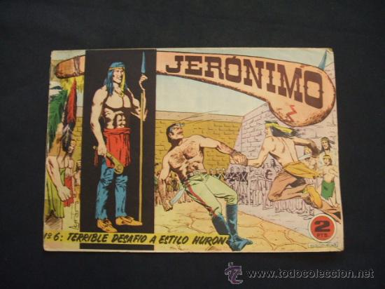 Tebeos: JERONIMO - N&ordm; 6 - TERRIBLE DESAFIO A ESTILO HURON - EDICIONES GALAOR - - Foto 1