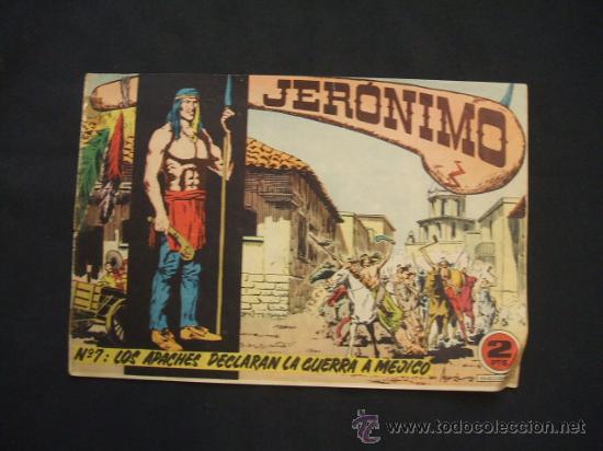 Tebeos: JERONIMO - N&ordm; 7 - LOS APACHES DECLARAN LA GUERRA A MEJICO - EDICIONES GALAOR - - Foto 1