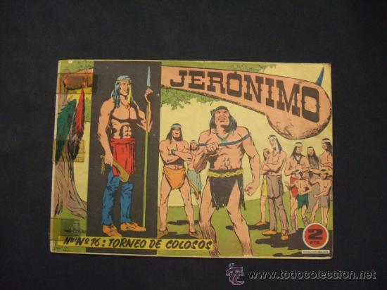 Tebeos: JERONIMO - N&ordm; 16 - TORNEO DE COLOSOS - EDICIONES GALAOR - - Foto 1