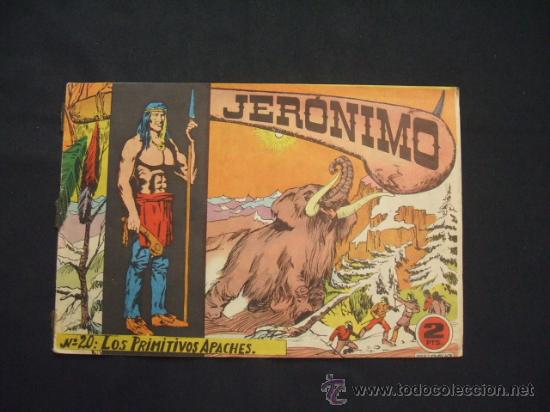 Tebeos: JERONIMO - N&ordm; 20 - LOS PRIMITIVOS APACHES - EDICIONES GALAOR - - Foto 1