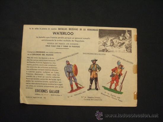 Tebeos: JERONIMO - N&ordm; 7 - LOS APACHES DECLARAN LA GUERRA A MEJICO - EDICIONES GALAOR - - Foto 7