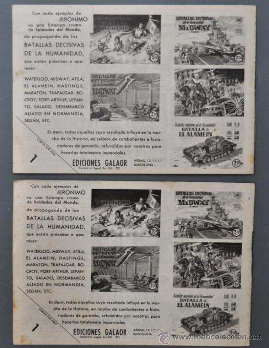 Tebeos: LOTE DE 16 JER&Oacute;NIMO, EDICIONES GALAOR. - Foto 3
