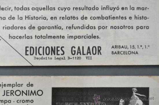 Tebeos: LOTE DE 16 JER&Oacute;NIMO, EDICIONES GALAOR. - Foto 4
