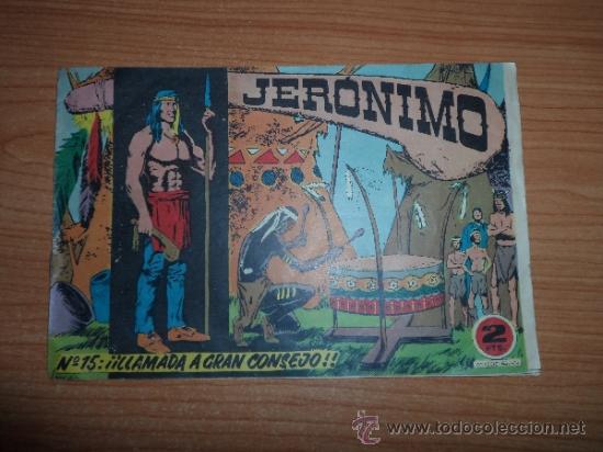 Tebeos: JERONIMO N&ordm; 15 ORIGINAL EDITORIAL GALAOR - Foto 1