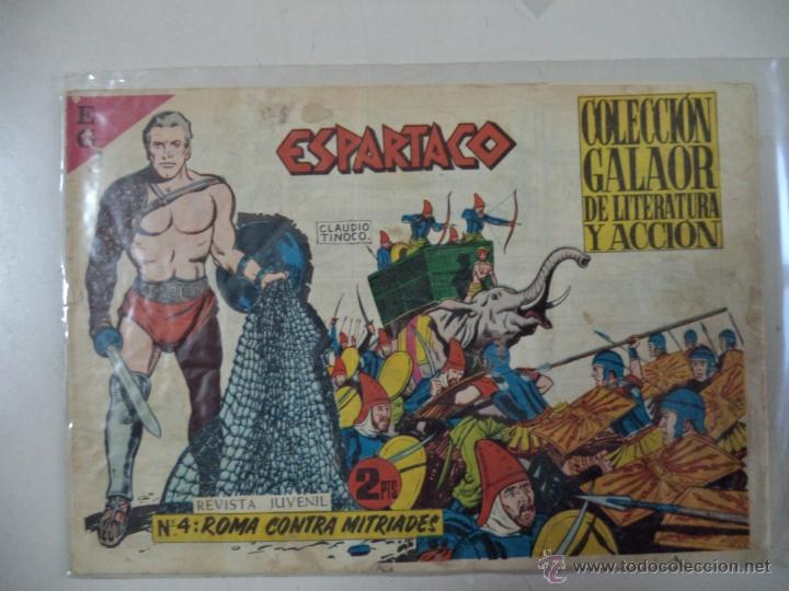 Tebeos: ESPARTACO N&ordm; 4.ORIGINAL - Foto 1