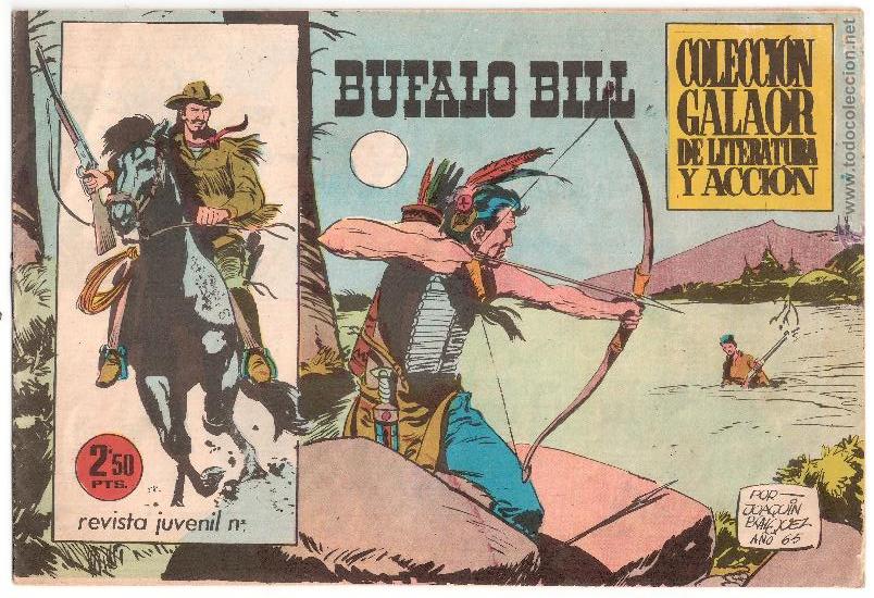 Tebeos: BUFALO BILL N&ordm; 4-COLECCION GALAOR - Foto 1