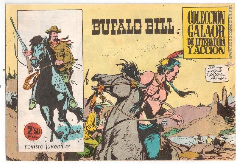 Tebeos: BUFALO BILL N&ordm; 5-COLECCION GALAOR - Foto 1