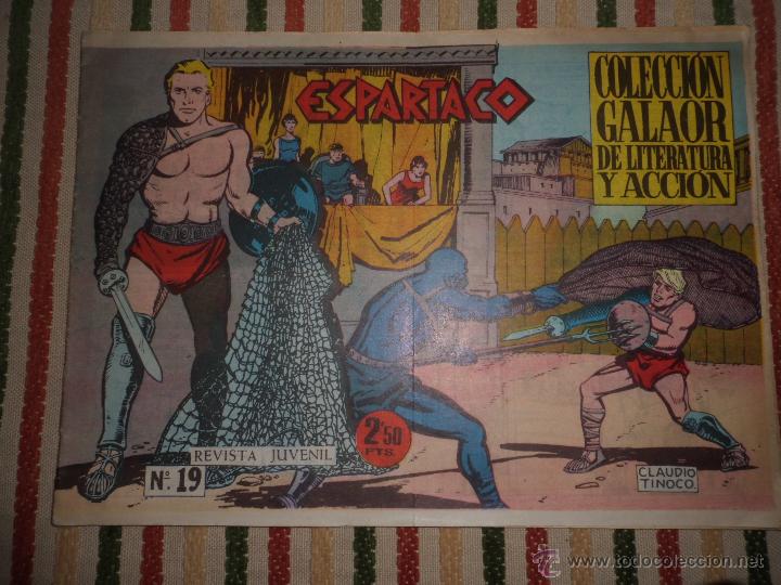 Tebeos: ESPARTACO N&ordm; 19 GALAOR - Foto 1