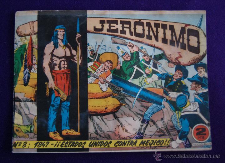 Tebeos: JERONIMO. N&ordm;8. A&Ntilde;O 1964. ORIGINAL. EDICIONES GALAOR- BARCELONA - Foto 1