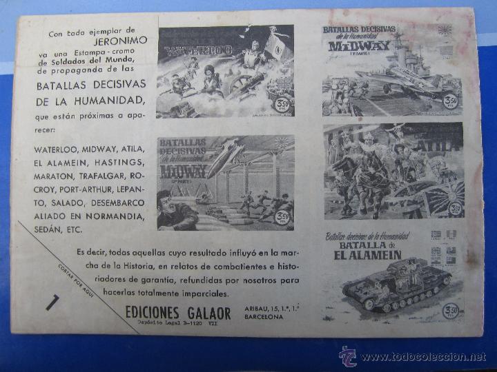 Tebeos: jeronimo numero 2 editorial galaor - - Foto 2
