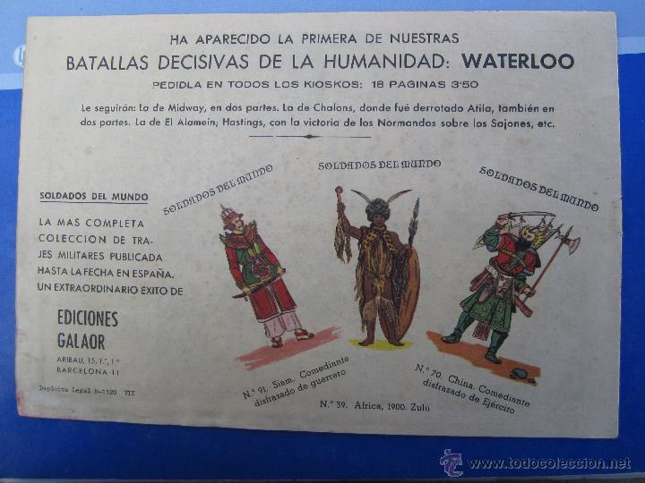 Tebeos: JERONIMO N. 8 ORIGINAL , EDICIONES GALAOR , - Foto 2
