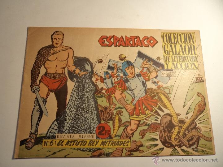 Tebeos: Espartaco. n&ordm; 6. Galaor. (a-18) - Foto 1