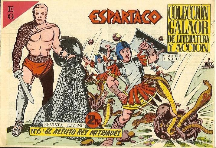 Tebeos: 3 ESPARTACO N&ordm; 6, N&ordm; 10, N&ordm; 14. - Foto 1