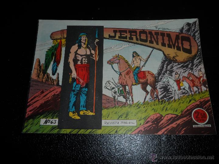 Tebeos: JERONIMO N&ordm; 63 EDITORIAL GALAOR ORIGINAL - Foto 1