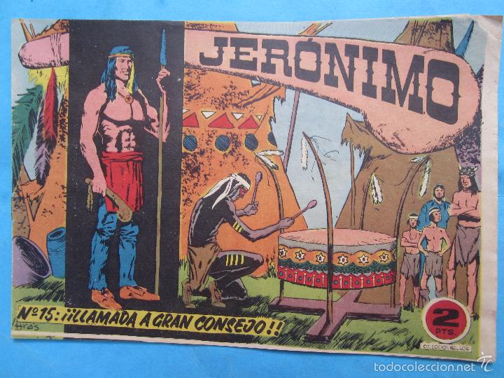 Tebeos: jeronimo , numero 15 , llamada a gran consejo , galaor , original - Foto 1
