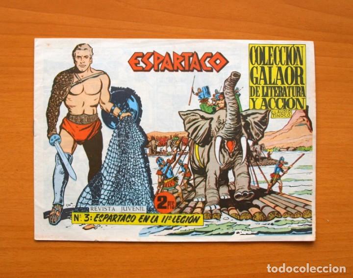 Tebeos: Espartaco n&ordm; 3 - Ediciones Galaor 1964 - Foto 1