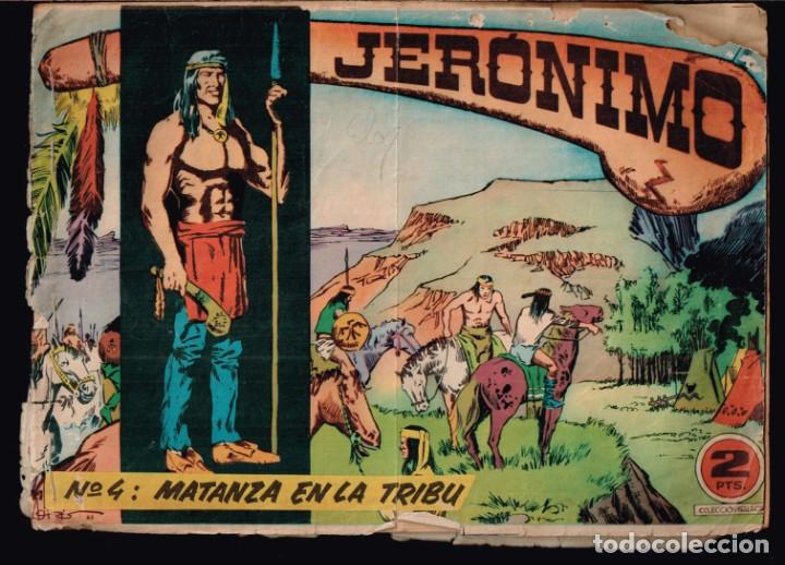 Tebeos: Jeronimo. N&ordm;-4 Matanza en la tribu.  Ediciones Galaor. 1964 - Foto 1