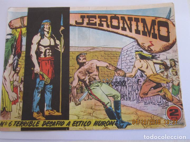 Tebeos: JERONIMO  N&ordm; 6  TERRIBLE DESAFIO A ESTILO HURON  EDICIONES GALAOR - Foto 1