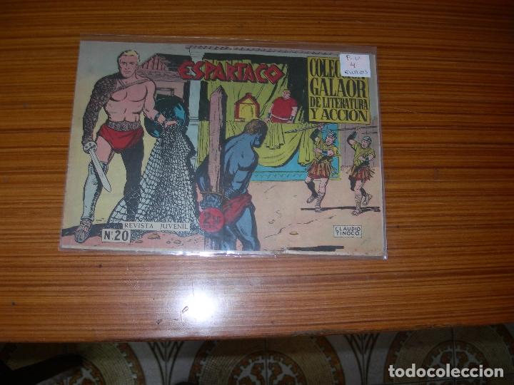 Tebeos: ESPARTACO N&ordm; 20  EDITA GALAOR - Foto 1