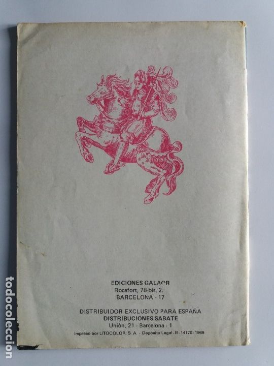 Tebeos: COSMOS 101. EDICIONES GALAOR. 1968. - Foto 2