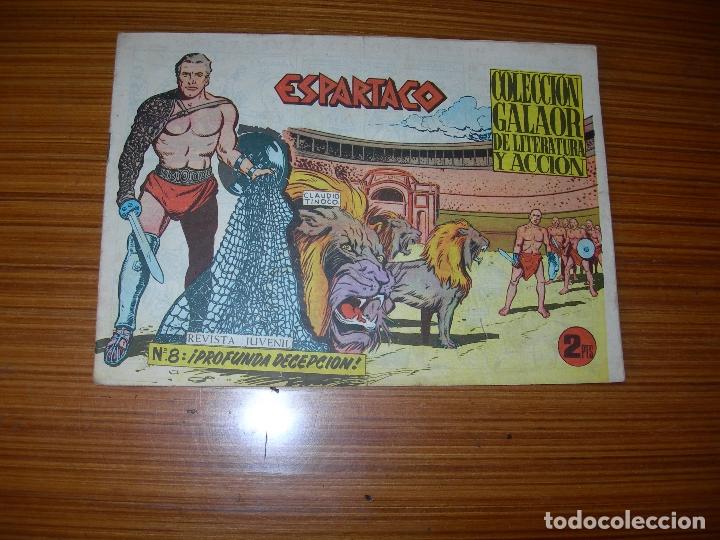 Tebeos: ESPARTACO  N&ordm; 8  EDITA GALAOR - Foto 1