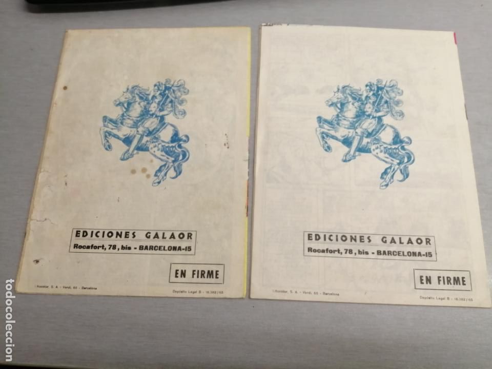Tebeos: GENGIS KHAN / LOTE CON LOS N&Uacute;MEROS 1 Y 3 / GALAOR ORIGINAL - Foto 2