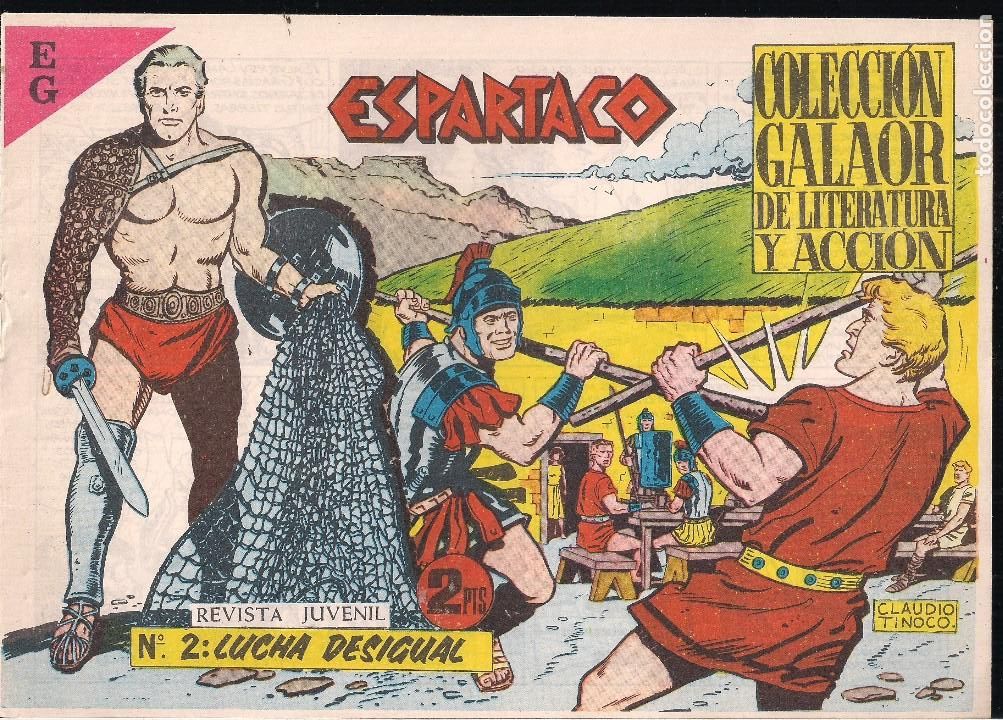 Tebeos: ESPARTACO N&ordm; 2. LUCHA DESIGUAL - Foto 1