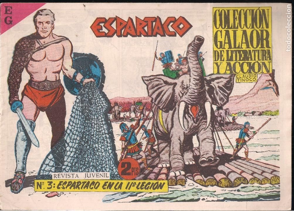 Tebeos: ESPARTACO N&ordm; 3. ESPARTACO EN LA II&ordf; LEGION - Foto 1