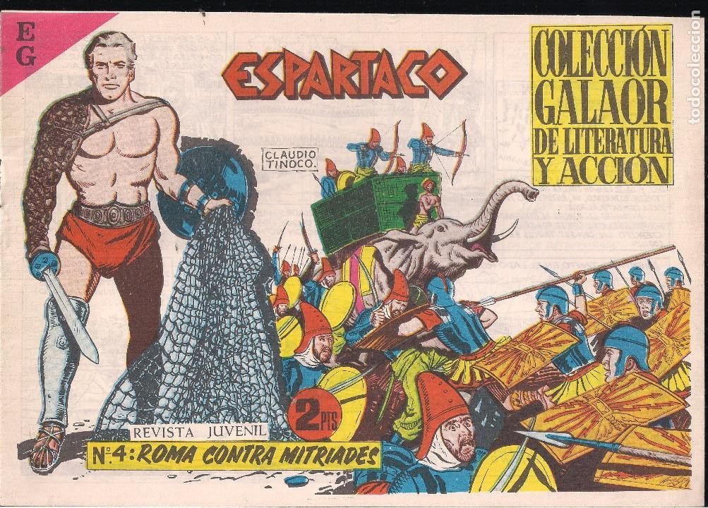 Tebeos: ESPARTACO N&ordm; 4: ROMA CONTRA MITRIADES - Foto 1