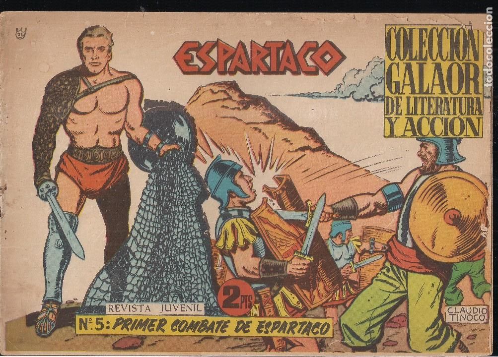 Tebeos: ESPARTACO N&ordm; 5: PRIMER COMBATE DE ESPARTACO - Foto 1