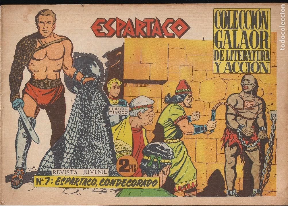 Tebeos: ESPARTACO N&ordm; 7: ESPARTACO CONDECORADO - Foto 1