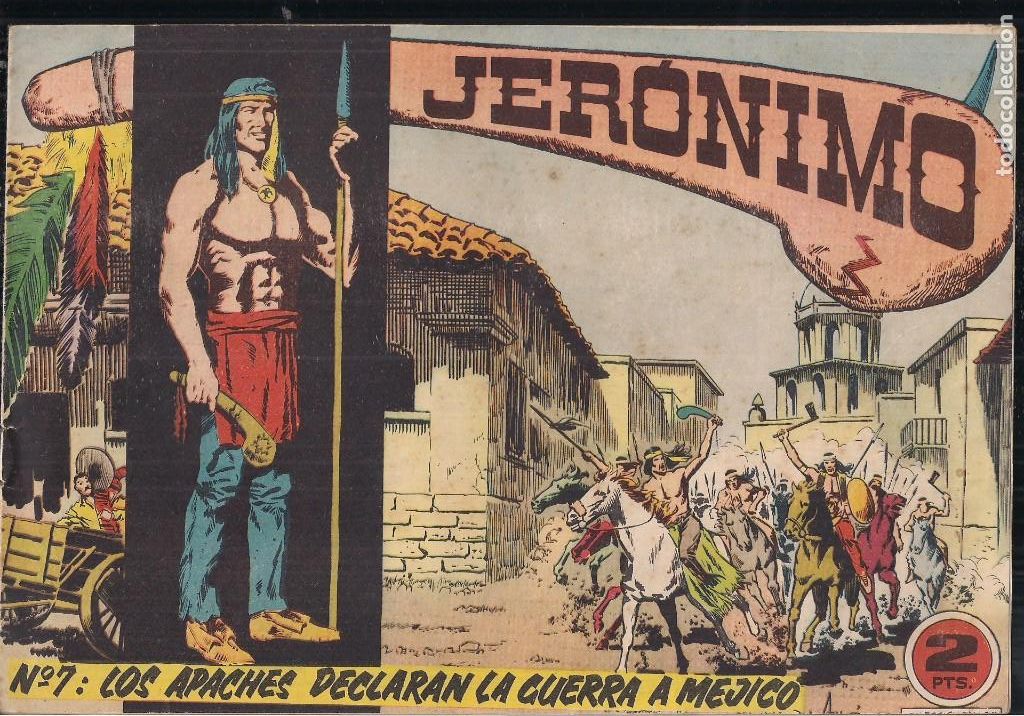 Tebeos: JERONIMO N&ordm; 7: LOS APACHES DECLARAN LE GUERRA A MEJICO - Foto 1
