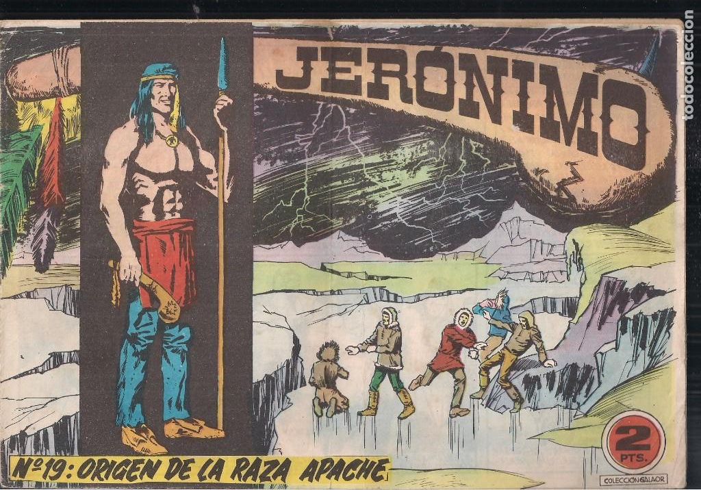 Tebeos: JERONIMO N&ordm; 19: ORIGEN DE LA RAZA APACHE - Foto 1