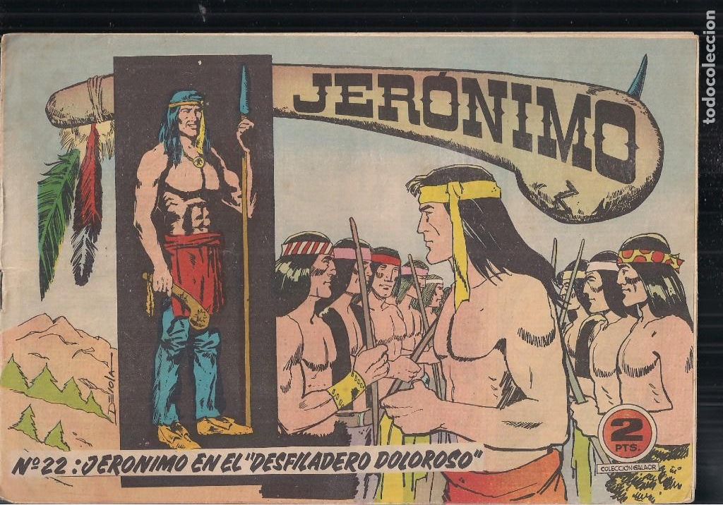 Tebeos: JERONIMO N&ordm; 22: JERONIMO EN EL DESFILADERO DOLOROSO - Foto 1