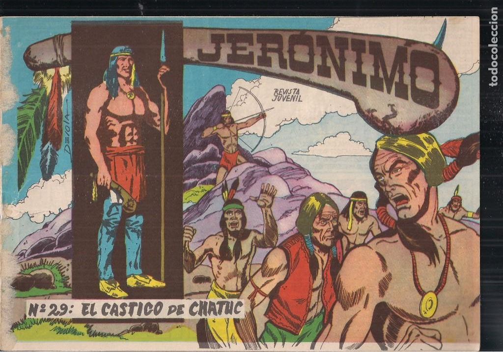 Tebeos: JERONIMO N&ordm; 29: EL CASTIGO DE CHATUC - Foto 1