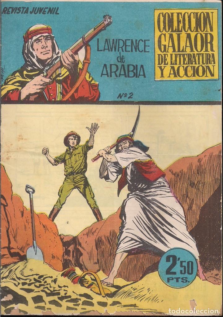 Tebeos: LAWRENCE DE ARABIA N&ordm; 2, EDICIONES GALAOR, 1965 - Foto 1