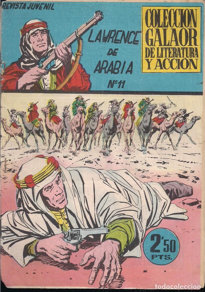 Tebeos: LAWRENCE DE ARABIA N&ordm; 11, EDICIONES GALAOR, 1965 - Foto 1