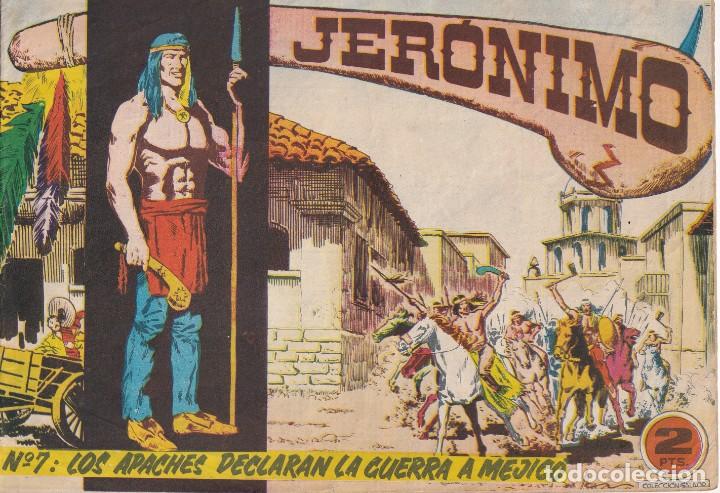 Tebeos: JERONIMO: N&ordm; 7 LOS APACHES DECLARAN LA GUERRA A MEJICO : EDICIONES GALAOR - Foto 1