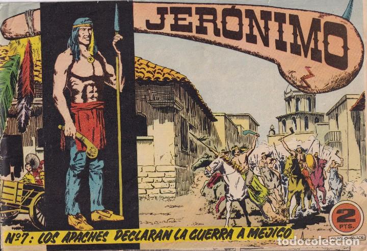 Tebeos: JERONIMO: N&ordm; 7 LOS APACHES DECLARAN LA GUERRA A MEJICO : EDICIONES GALAOR - Foto 1