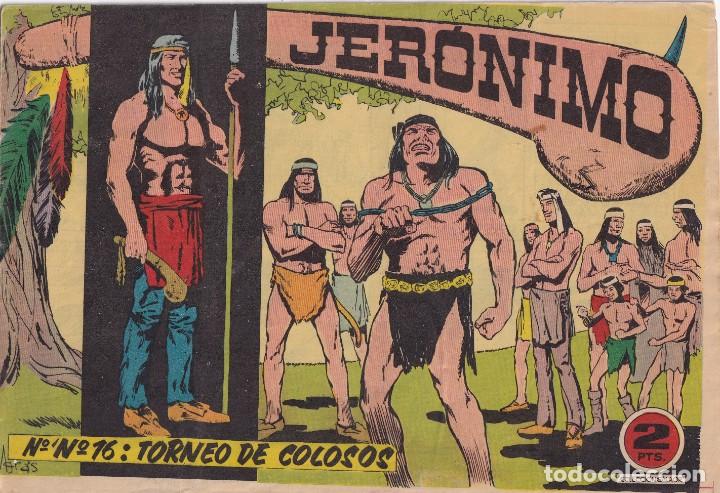 Tebeos: JERONIMO: N&ordm; 16 TORNEO DE COLOSOS : EDICIONES GALAOR - Foto 1