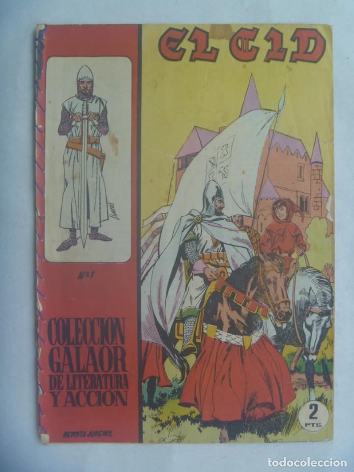 Tebeos: EL CID , N&ordm; 1 . EDICIONES GALAOR 1966 - Foto 1