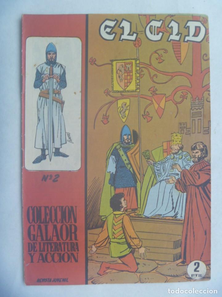 Tebeos: EL CID , N&ordm; 2 . EDICIONES GALAOR 1966 - Foto 1