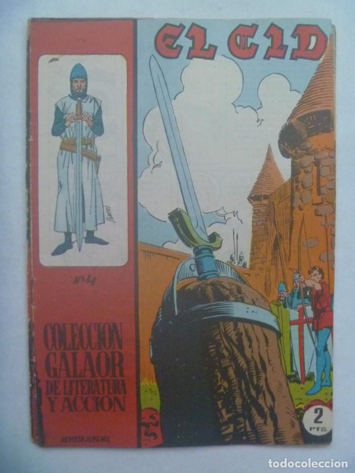 Tebeos: EL CID , N&ordm; 4 . EDICIONES GALAOR 1966 - Foto 1