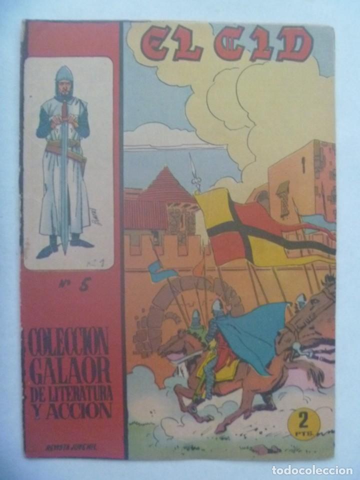 Tebeos: EL CID , N&ordm; 5 . EDICIONES GALAOR 1966 - Foto 1