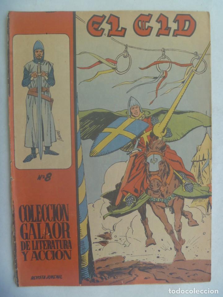 Tebeos: EL CID , N&ordm; 8 . EDICIONES GALAOR 1966 - Foto 1