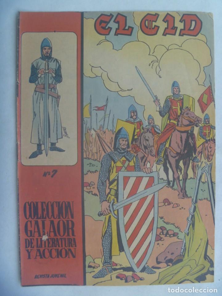 Tebeos: EL CID , N&ordm; 7 . EDICIONES GALAOR 1966 - Foto 1