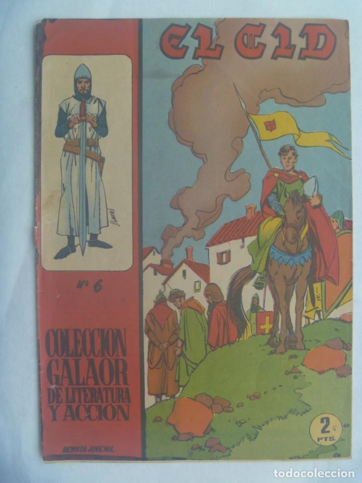 Tebeos: EL CID , N&ordm; 6 . EDICIONES GALAOR 1966 - Foto 1